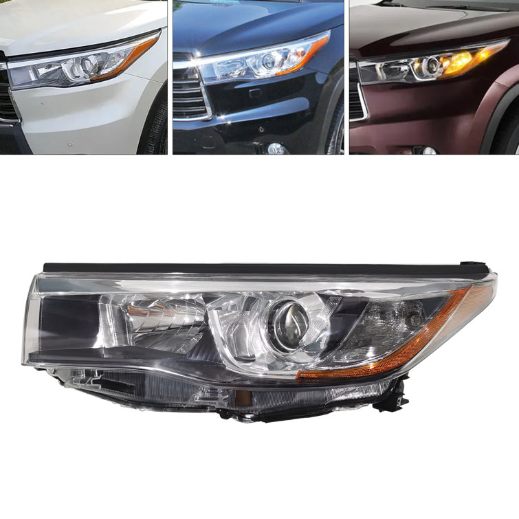 YYBUSHER For 2014-2016 Toyota Highlander Driver Side Headlight